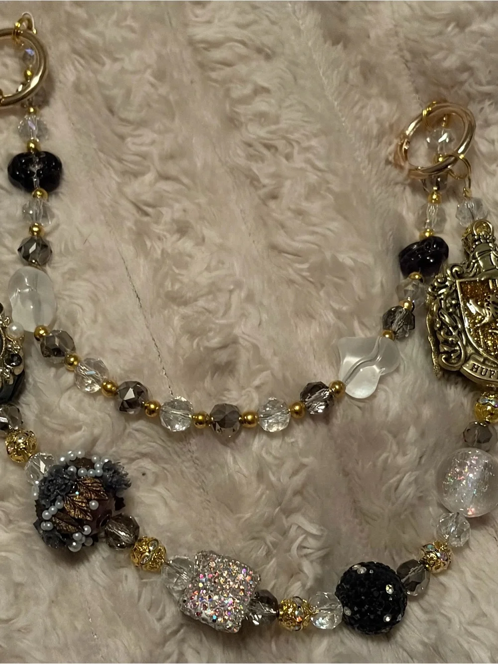 Bag Charms Crystal Chain Multi-Strand